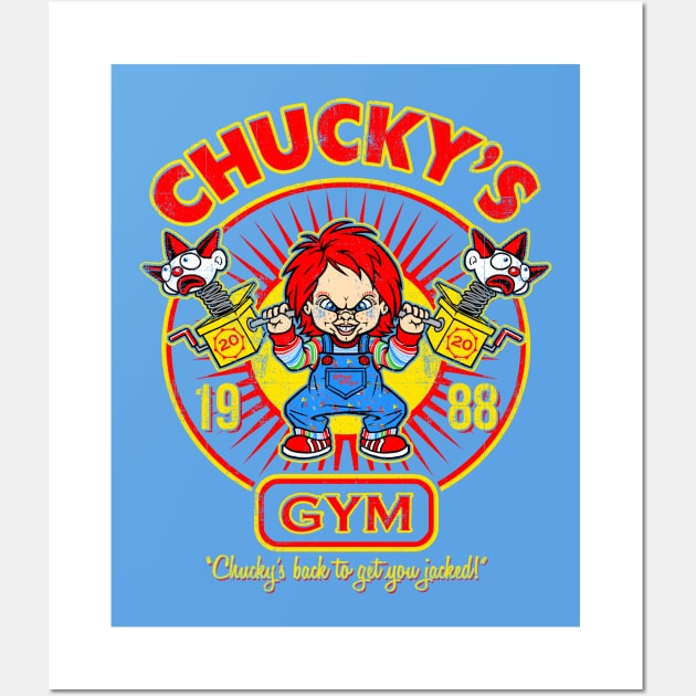 Chucky's Gym - Good Guys Wall Art by Punksthetic